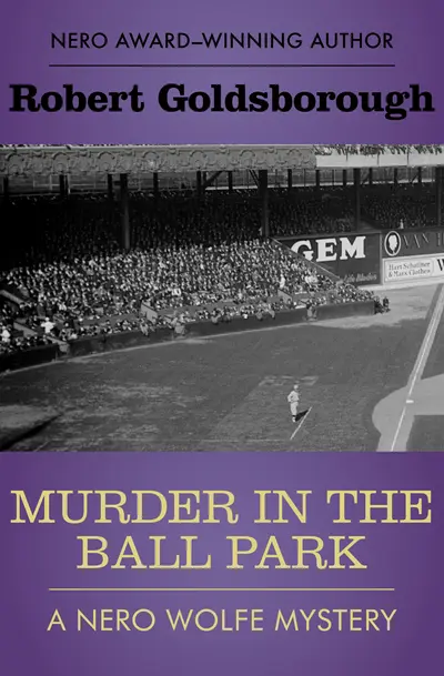 Murder in the Ball Park book cover