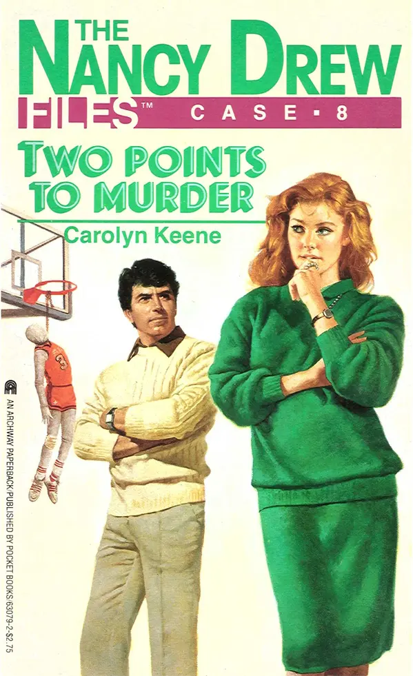 Two Points to Murder by Carolyn Keene cover