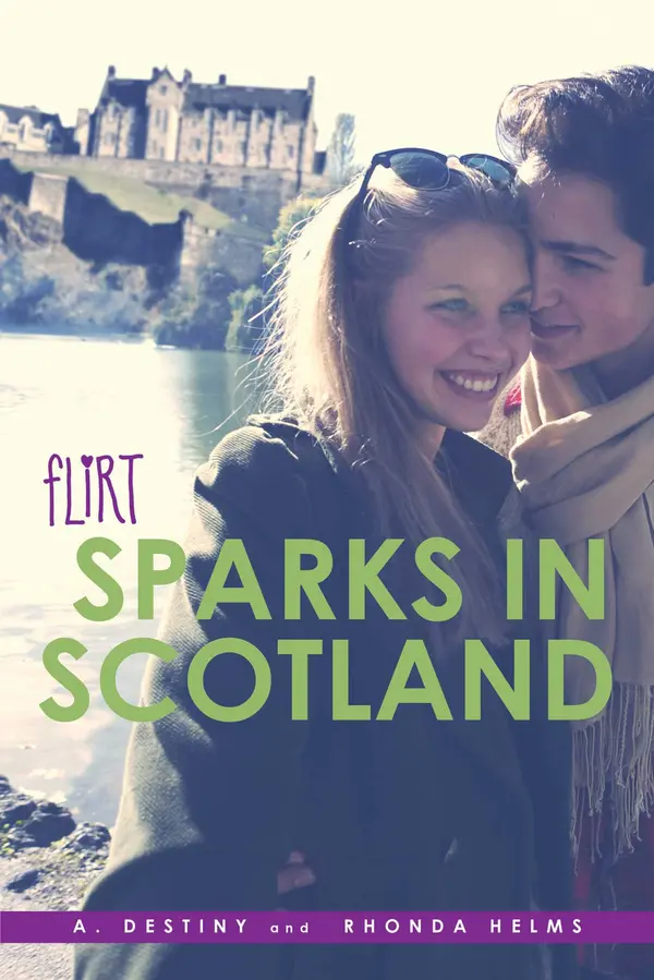 Sparks in Scotland by A. Destiny, Rhonda Helms cover