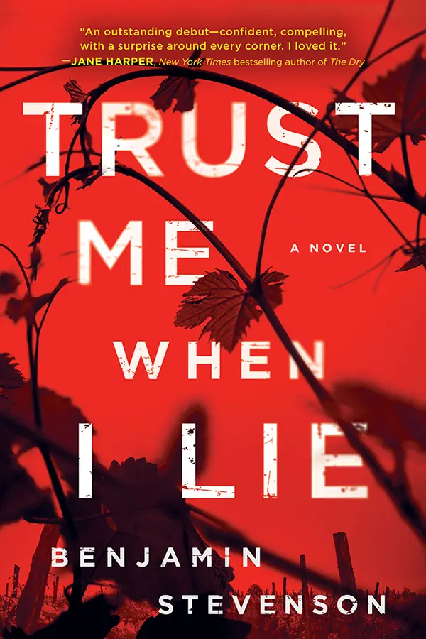 Trust Me When I Lie by Benjamin Stevenson cover