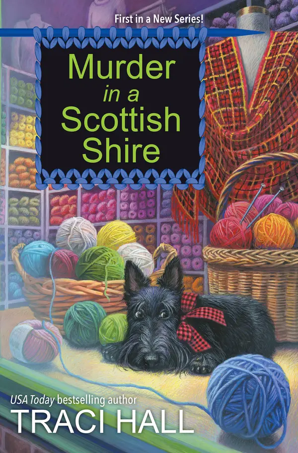 Murder in a Scottish Shire by Traci Hall cover