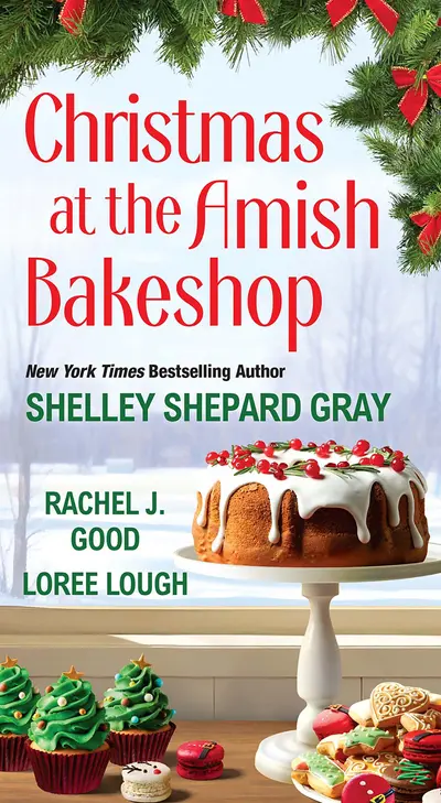 Christmas at the Amish Bakeshop book cover