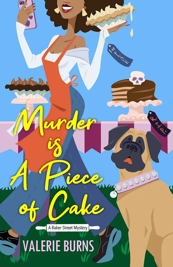 Murder is a Piece of Cake by Valerie Burns cover