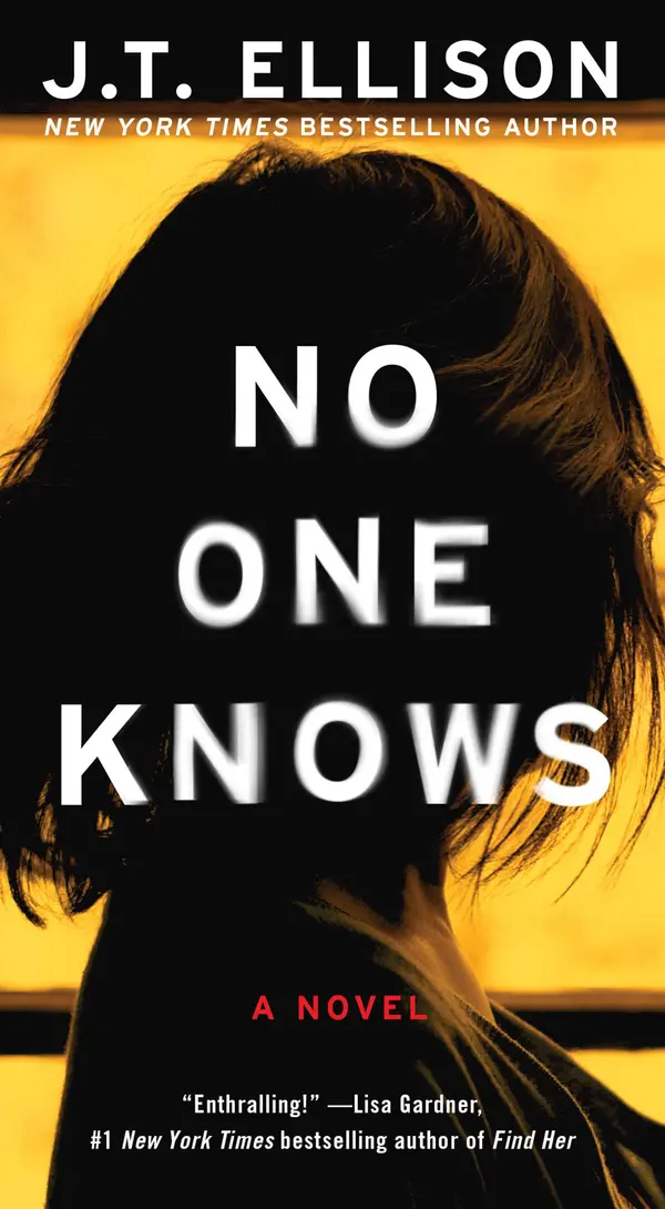 No One Knows by J.T. Ellison cover