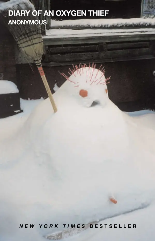 Diary of an Oxygen Thief by Anonymous cover