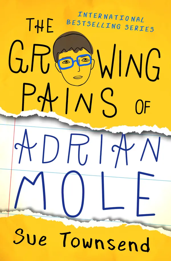 The Growing Pains of Adrian Mole by Sue Townsend cover