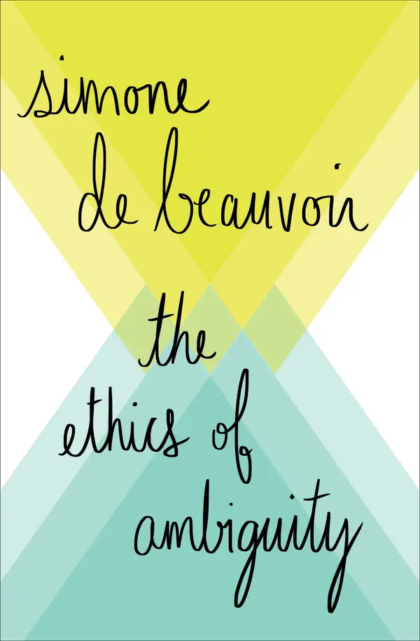 The Ethics of Ambiguity by Simone de Beauvoir cover