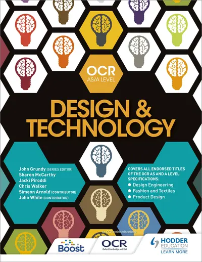 OCR Design and Technology for AS/A Level book cover