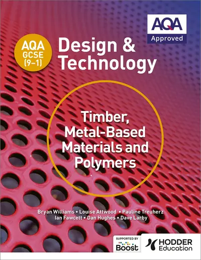AQA GCSE (9-1) Design and Technology: Timber, Metal-Based Materials and Polymers book cover