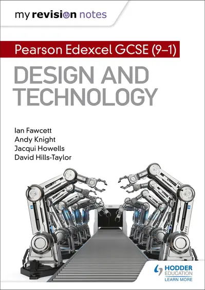 My Revision Notes: Pearson Edexcel GCSE (9-1) Design and Technology book cover