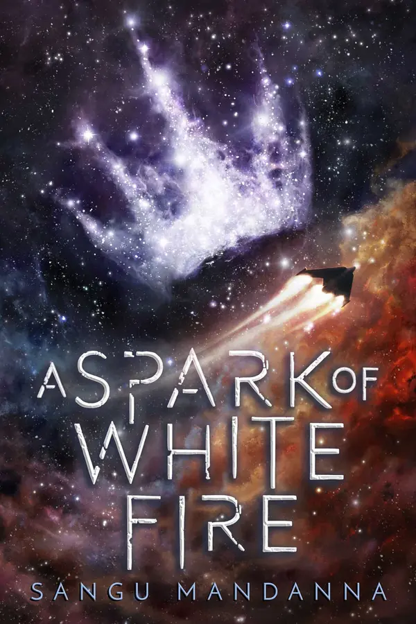 A Spark of White Fire by Sangu Mandanna cover