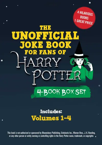 The Unofficial Joke Book for Fans of Harry Potter 4-Book Box Set book cover