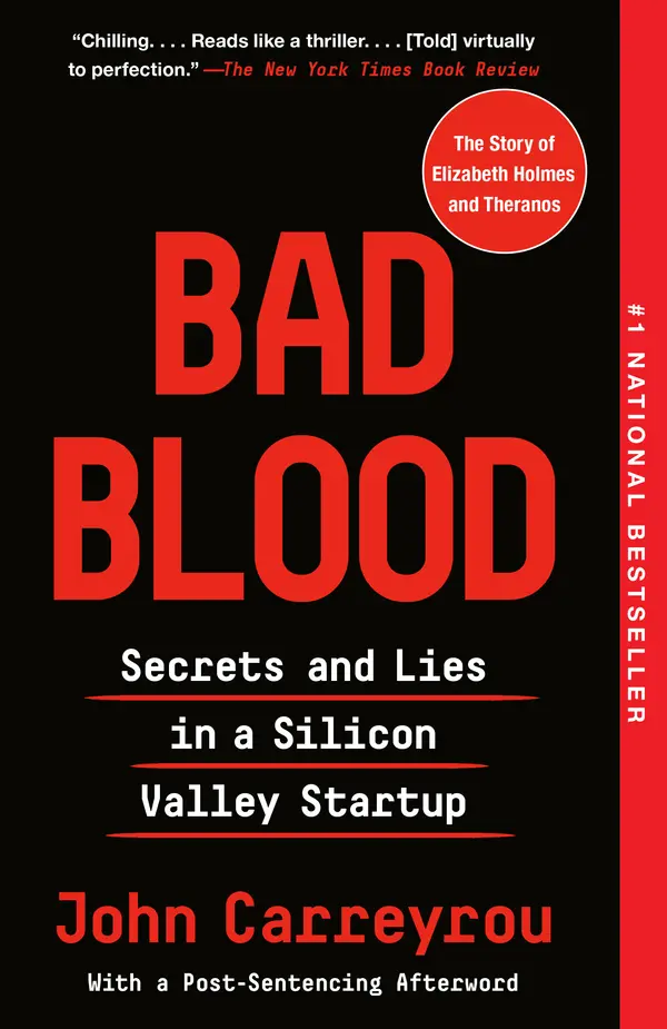 Bad Blood by John Carreyrou cover