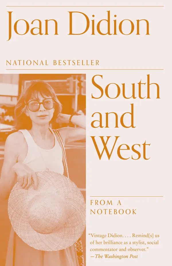 South and West by Joan Didion, Nathaniel Rich cover