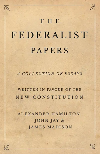 The Federalist Papers book cover