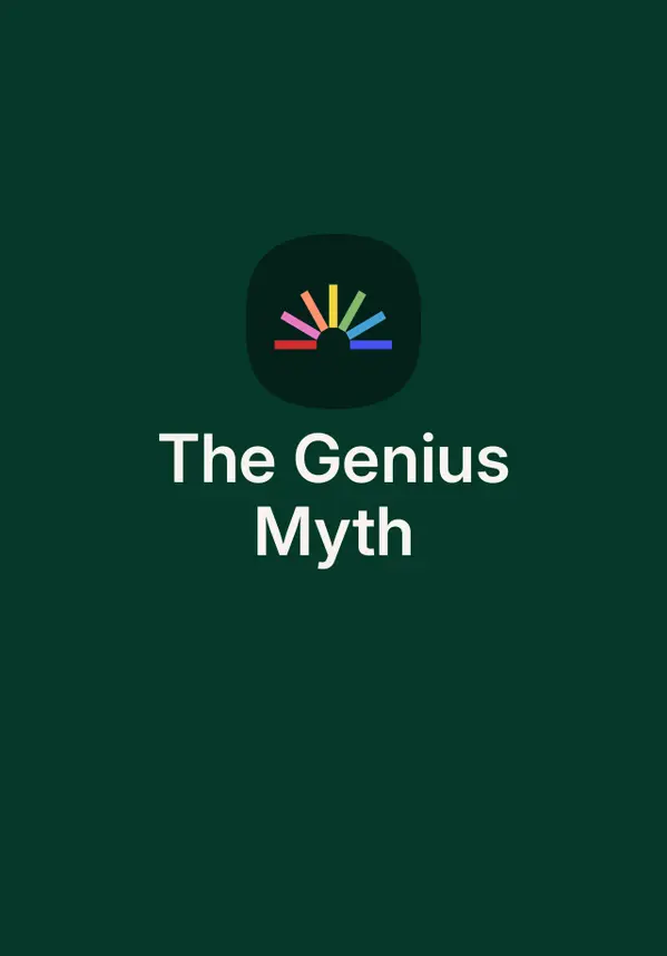 The Genius Myth by Helen Lewis cover