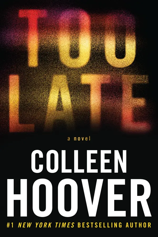 Too Late by Colleen Hoover cover