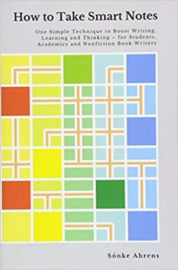How to Take Smart Notes by Sönke Ahrens cover