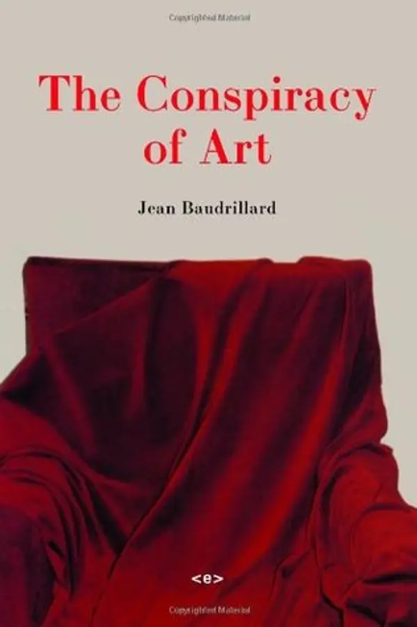 The Conspiracy of Art by Jean Baudrillard cover