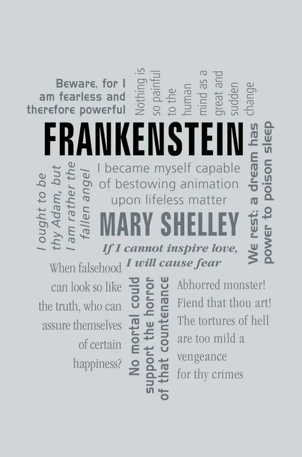 Frankenstein by Mary Shelley cover