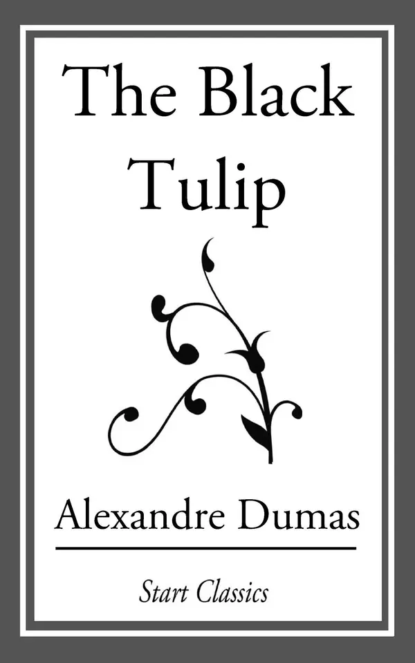 The Black Tulip by Alexandre Dumas cover