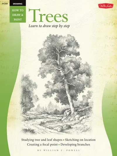 Drawing: Trees with William F. Powell book cover