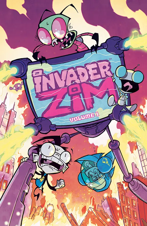 Invader Zim Vol. 1 by Jhonen Vásquez cover