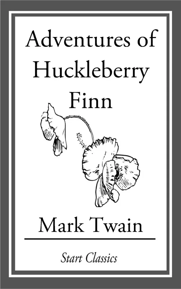 Adventures of Huckleberry Finn by Mark Twain cover
