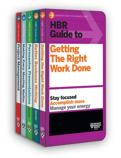 HBR Guides to Being an Effective Manager Collection (5 Books) (HBR Guide Series) book cover