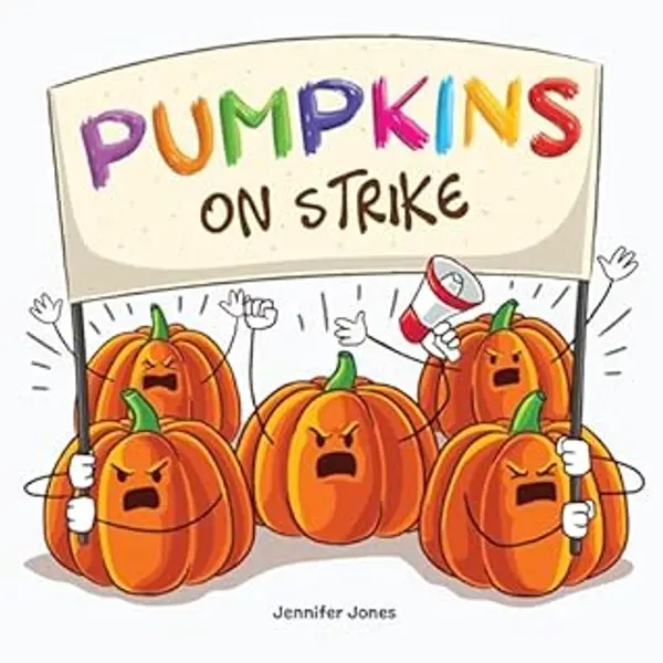 Pumpkins on Strike: A Funny Halloween Rhyming Read Aloud by Jennifer Jones cover