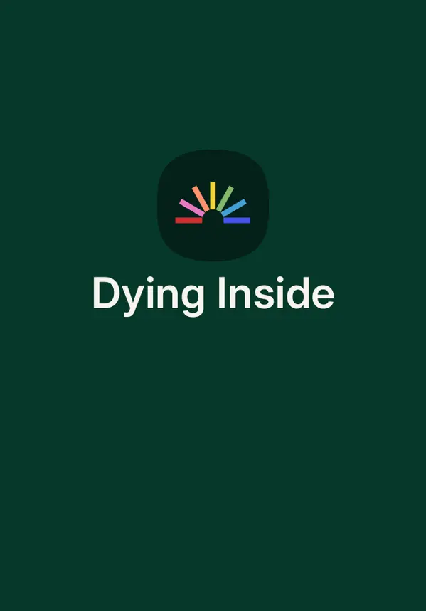 Dying Inside by Pete Wentz, Hannah Klein cover