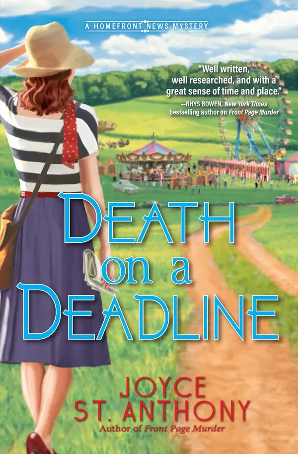 Death on a Deadline by Joyce St. Anthony cover