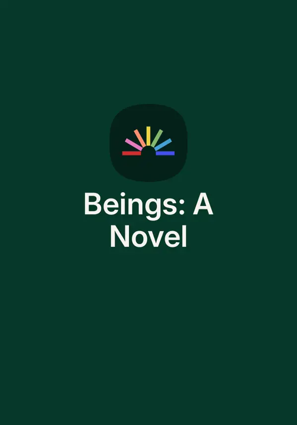 Beings: A Novel by Ilana Masad cover