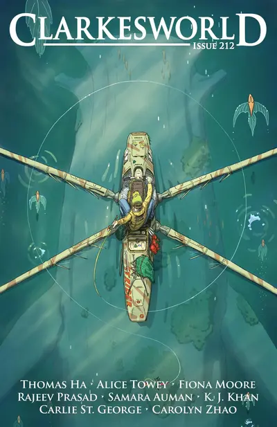Clarkesworld Magazine Issue 212 book cover