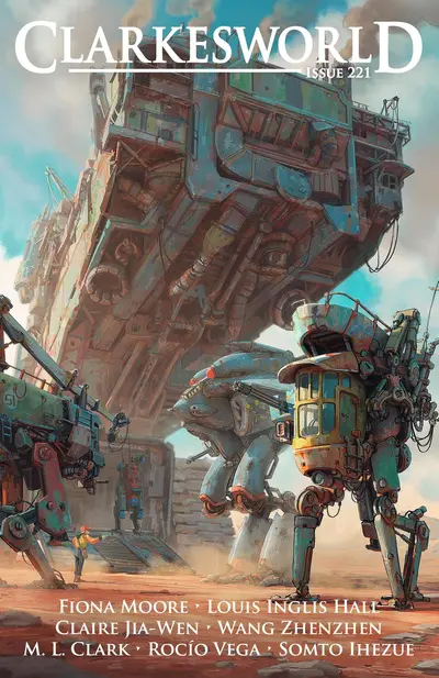 Clarkesworld Magazine Issue 221 book cover