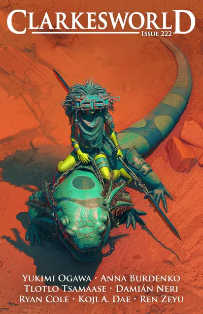 Clarkesworld Magazine Issue 222 book cover