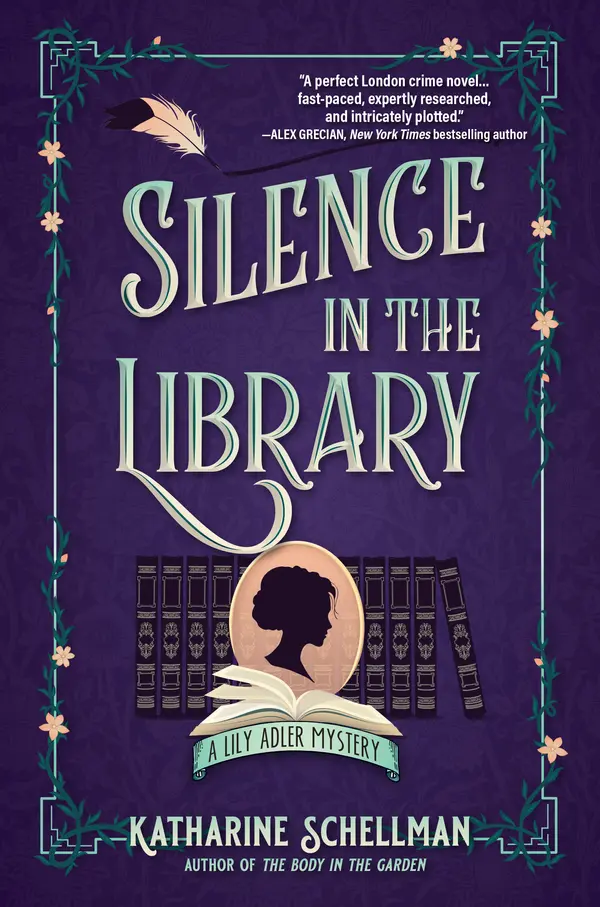 Silence in the Library by Katharine Schellman cover