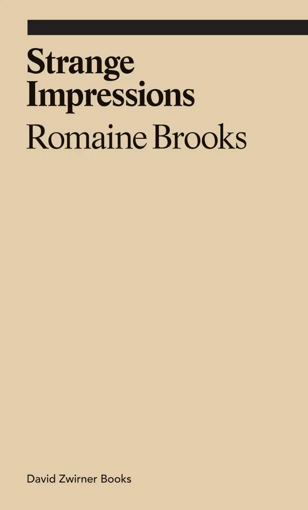 Strange Impressions (ekphrasis) by Romaine Brooks cover
