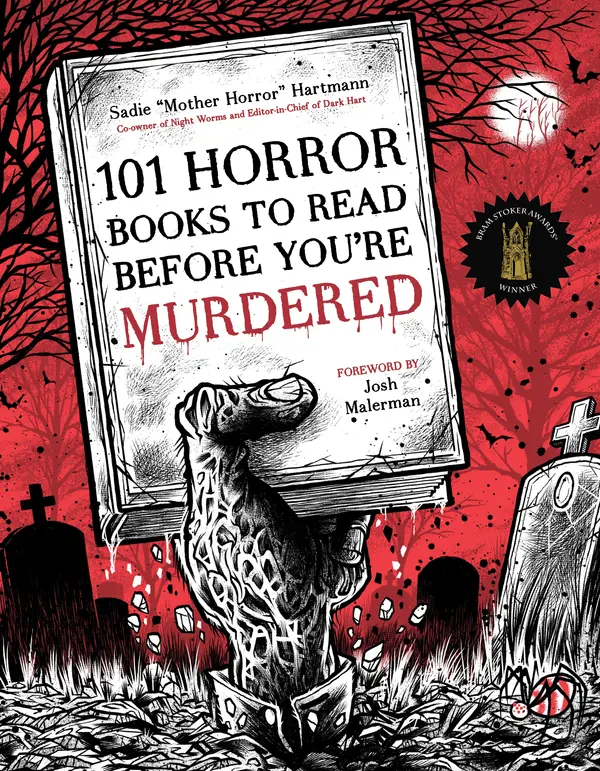 101 Horror Books to Read Before You're Murdered by Sadie Hartmann cover