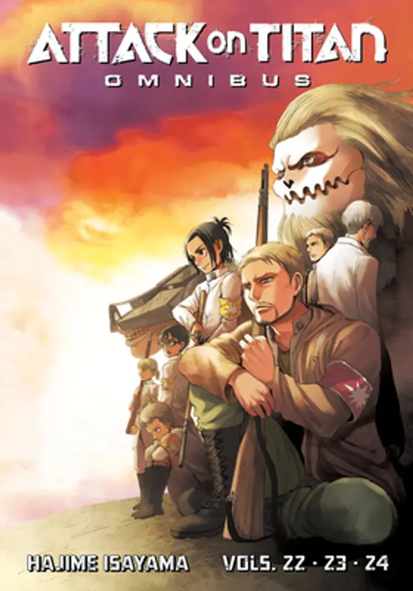 Attack on Titan Omnibus 8 (Vol. 22-24) by Hajime Isayama cover