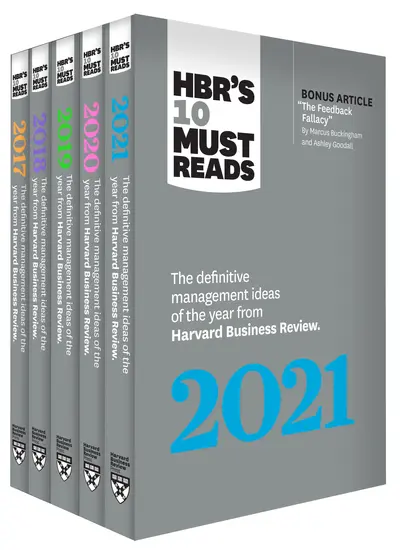 5 Years of Must Reads from HBR: 2021 Edition (5 Books) book cover
