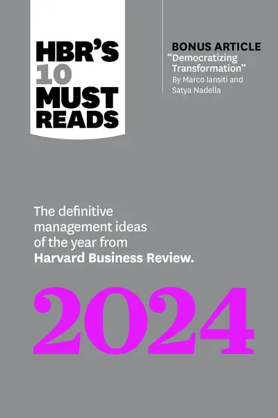 HBR's 10 Must Reads 2024 book cover