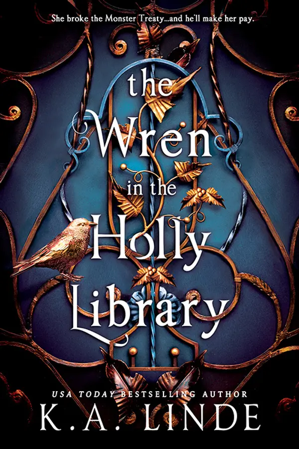 The Wren in the Holly Library by K.A. Linde cover