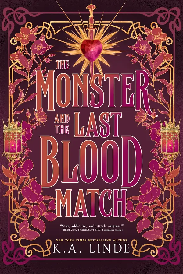 The Monster and the Last Blood Match by K.A. Linde cover