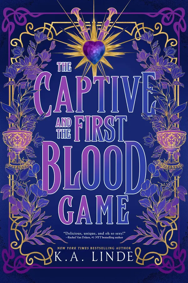The Captive and the First Blood Game by K.A. Linde cover