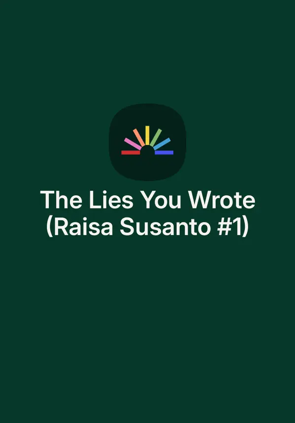 The Lies You Wrote (Raisa Susanto #1) by Brianna Labuskes cover