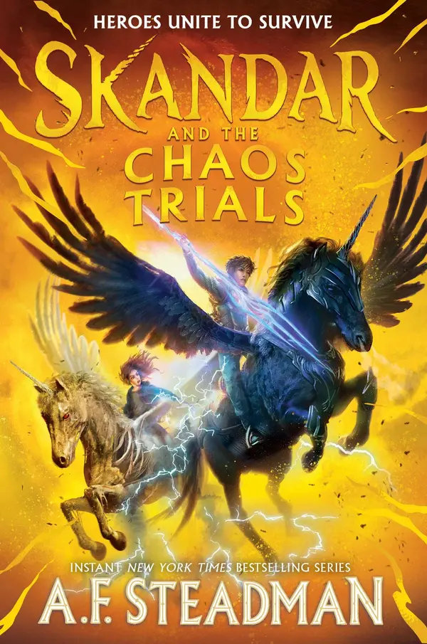 Skandar and the Chaos Trials by A.F. Steadman cover