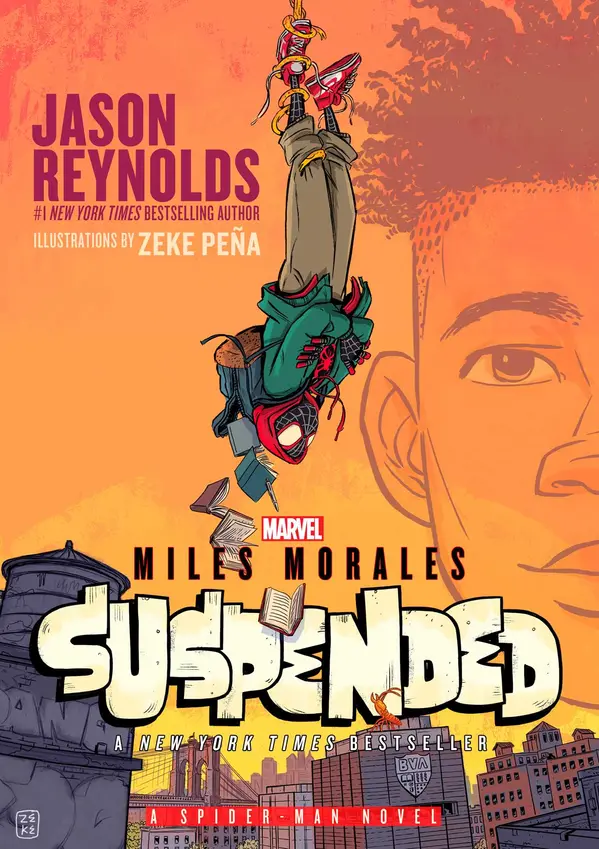 Miles Morales Suspended by Jason Reynolds, Zeke Peña cover