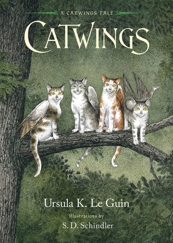 Catwings by Ursula K. Le Guin, S.D. Schindler cover