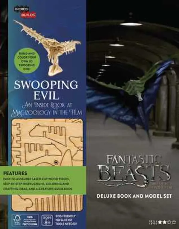 IncrediBuilds: Fantastic Beasts and Where to Find Them: Swooping Evil Deluxe Book and Model Set by Jody Revenson cover
